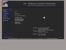 Tablet Screenshot of dr-schrittwieser.at